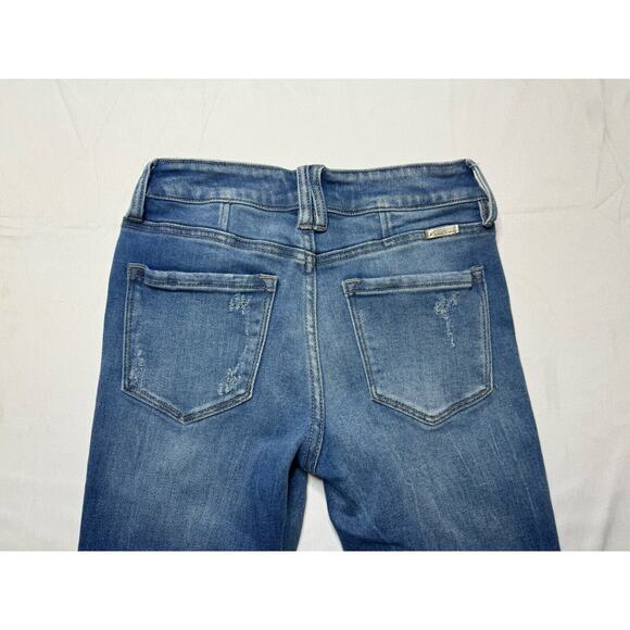 KanCan Women's Raw Hem Ankle Skinny Jeans - Size 25x24.5 - Picture 3 of 7